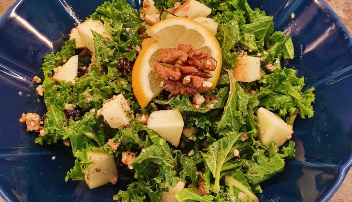 Kale winter green salad