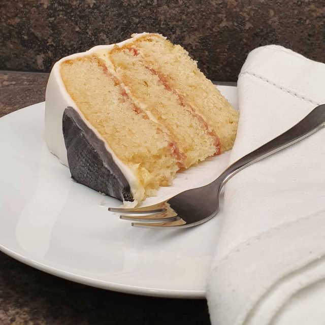 Three Tier Vanilla, buttercream and Jam Sponge