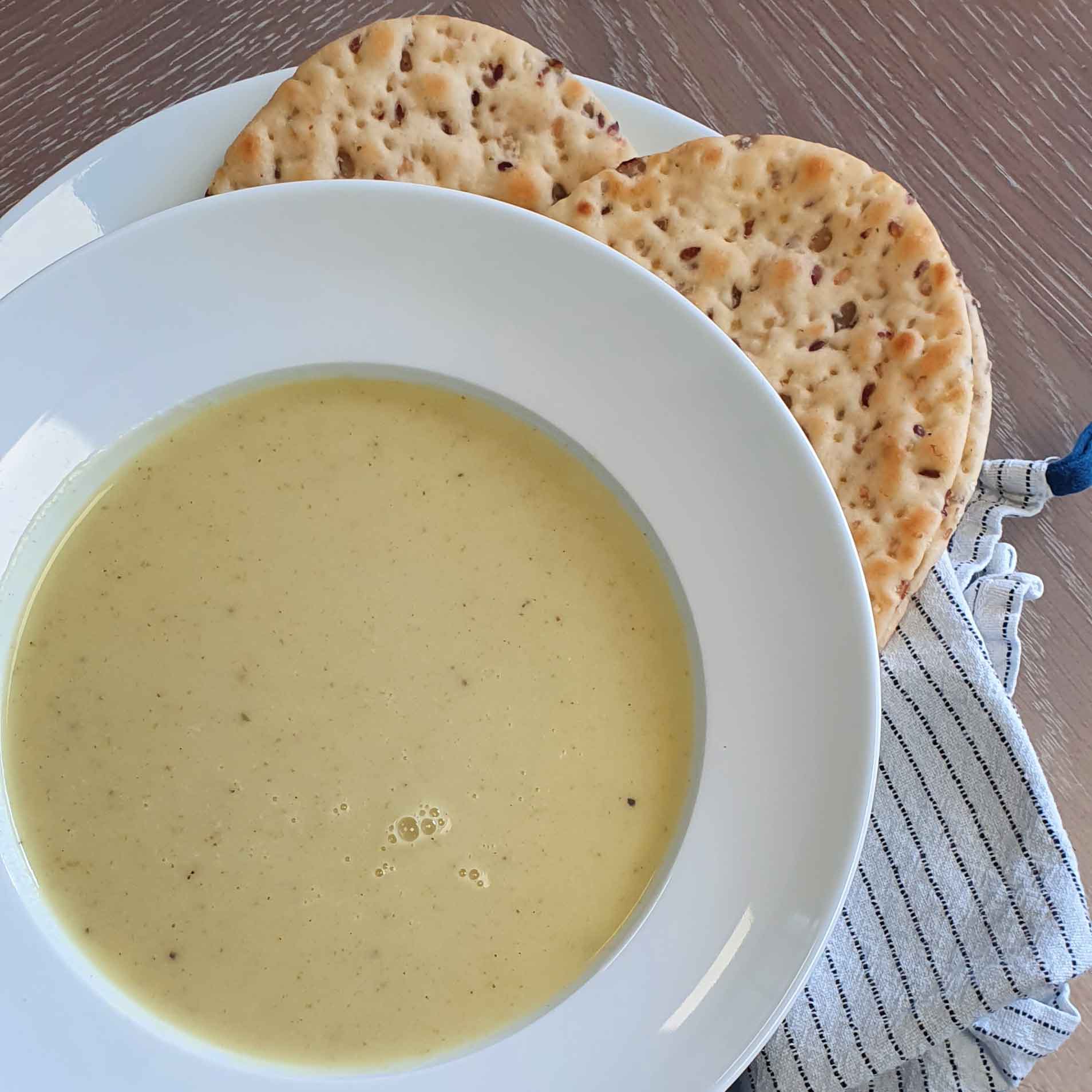 Creamy Chicory and Nutmeg Soup