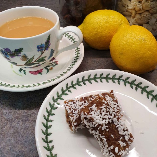 Lemon Drizzle Bars No Bake
