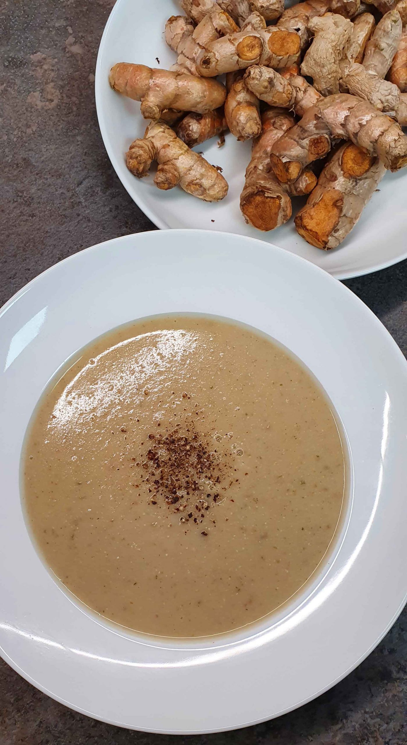 Roasted Walnut and Parsnip Soup