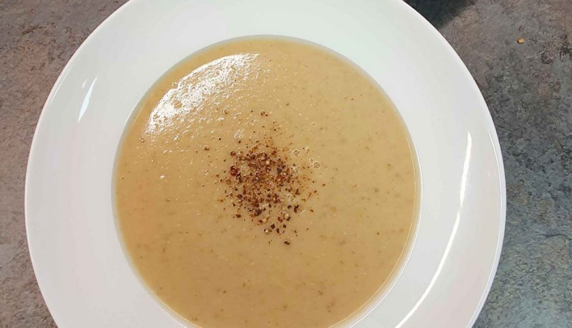 Roasted Walnut and Parsnip Soup