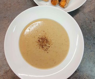 Roasted Walnut and Parsnip Soup