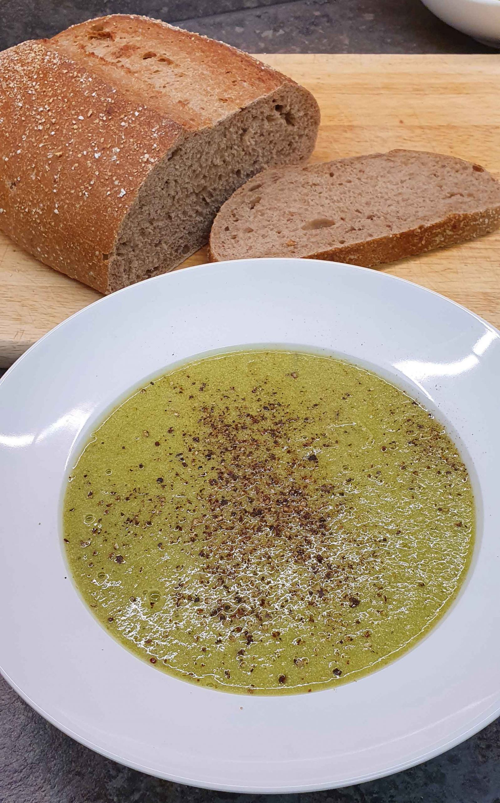 Smokey Pea & Mint Soup