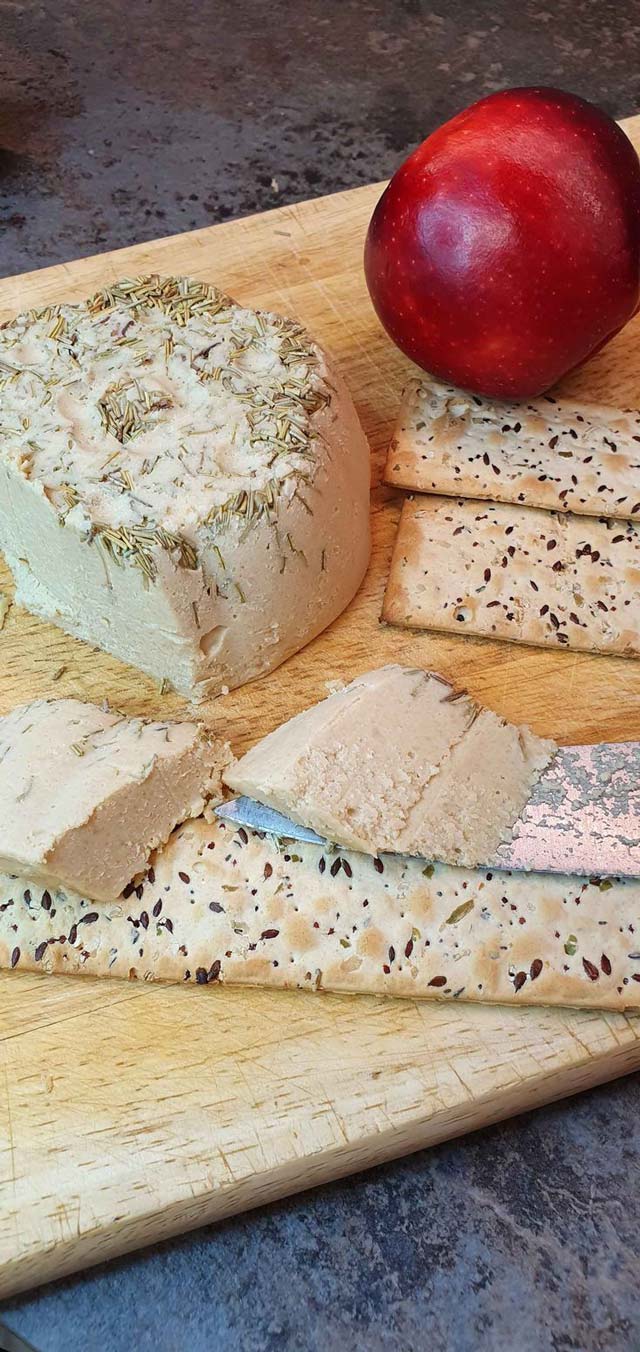 Mediterranean Herb Vegan Cheese