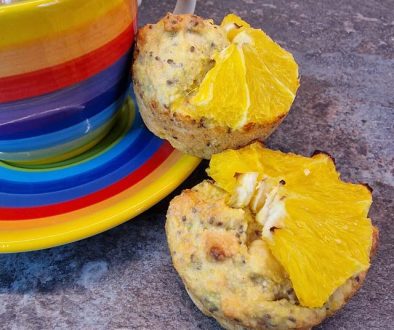 Orange, Polenta and Cashew Muffin