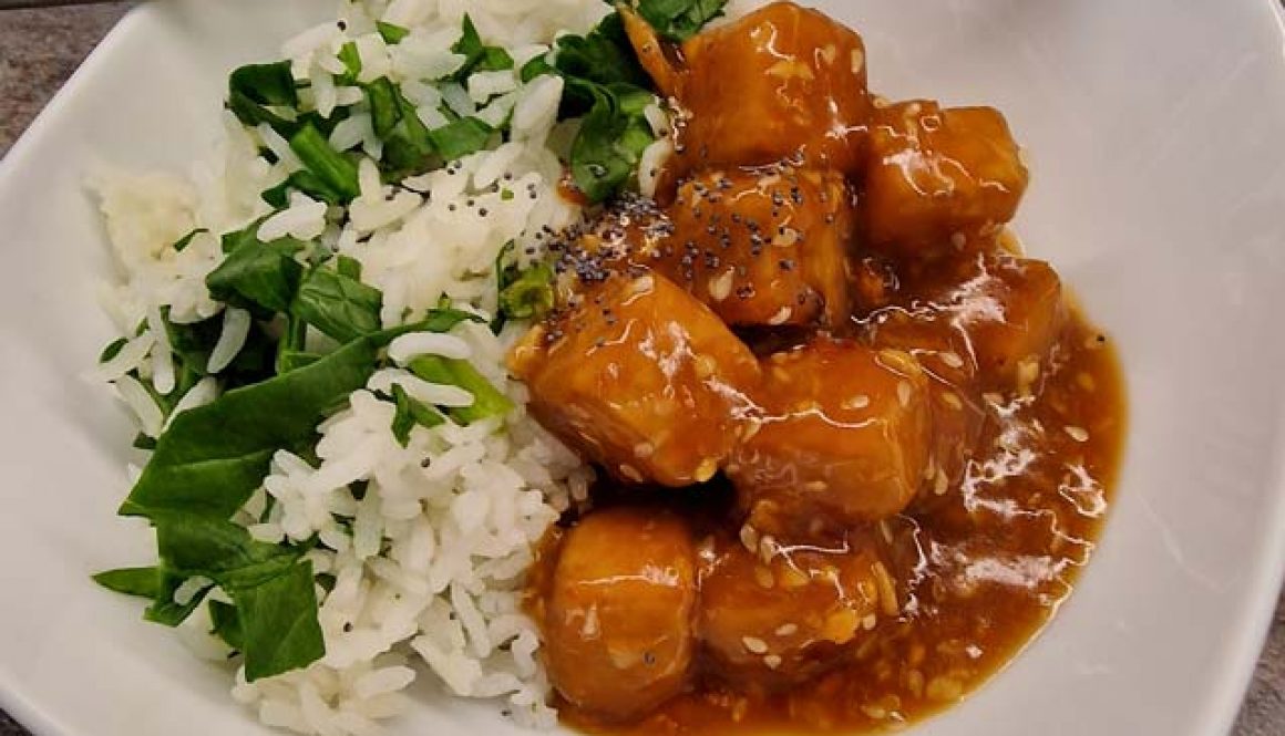 Sticky Orange Tempeh