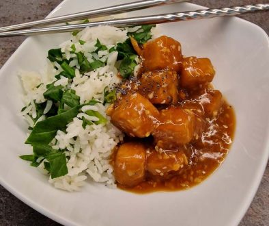 Sticky Orange Tempeh
