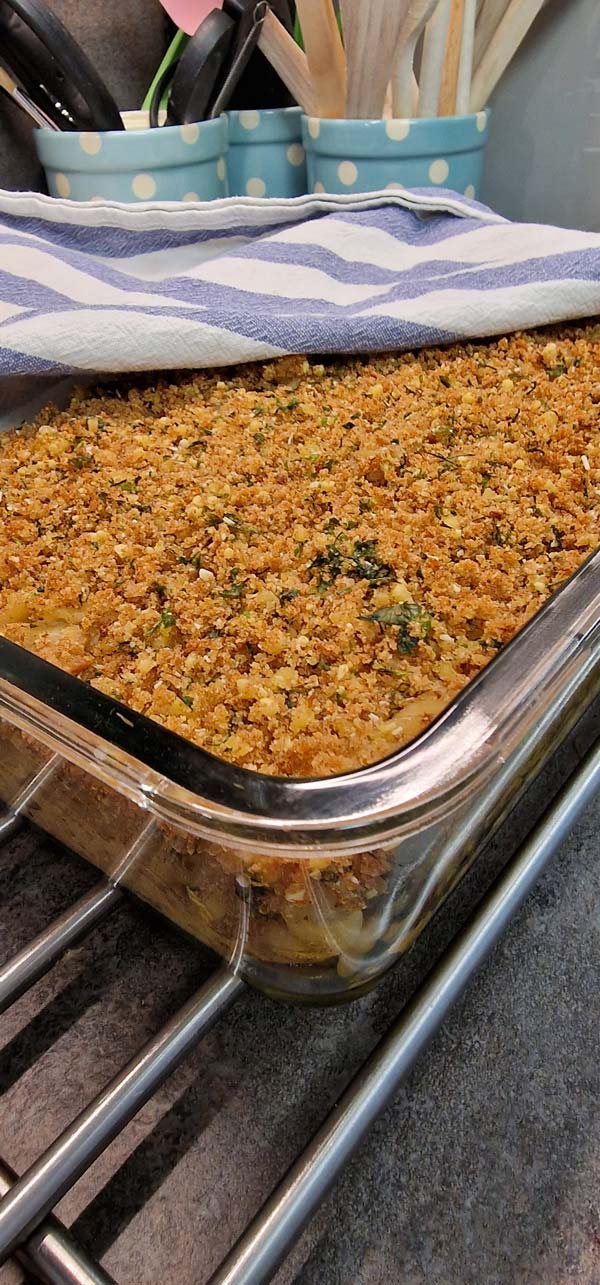 Creamy Chicory Pasta Bake