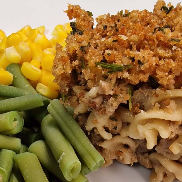 Creamy Chicory Pasta Bake