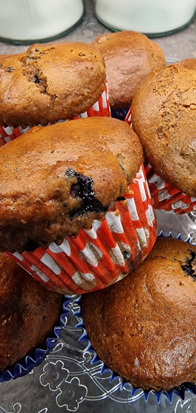Blueberry & Poppy Seed Muffins