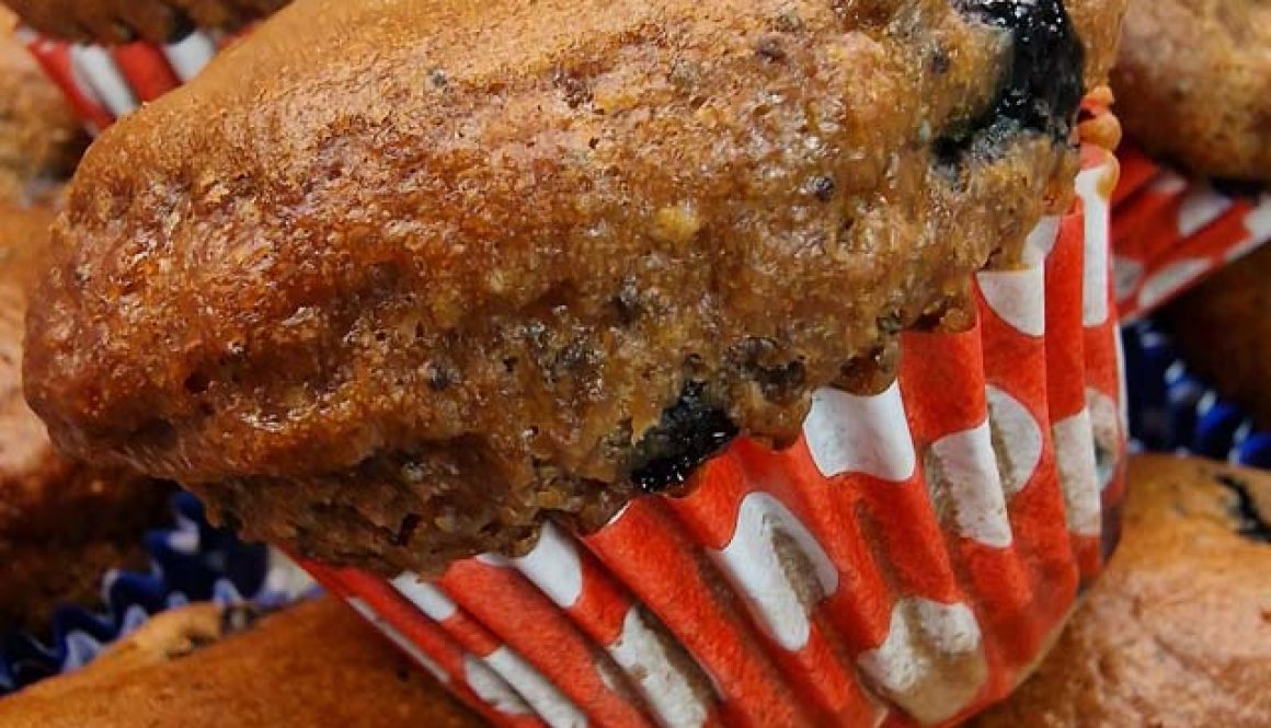Blueberry & Poppy Seed Muffins