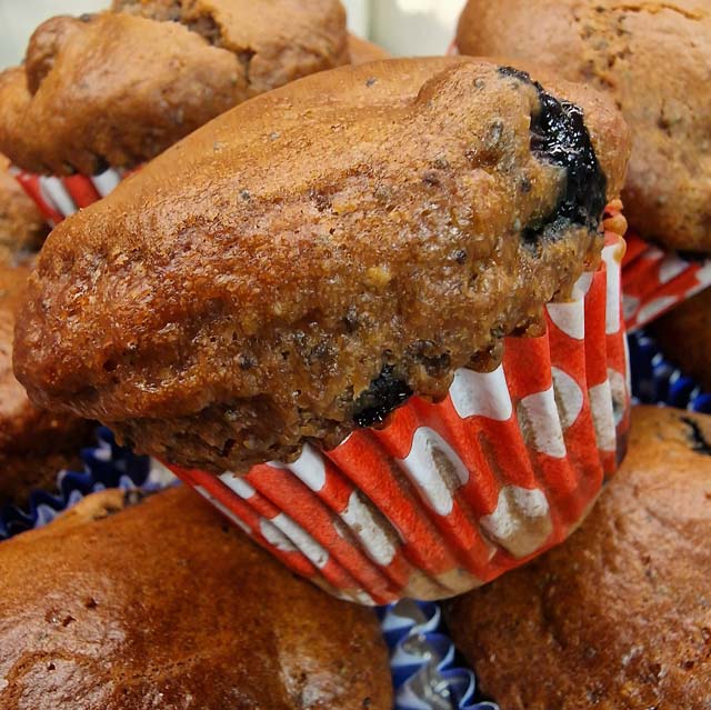 Blueberry & Poppy Seed Muffins